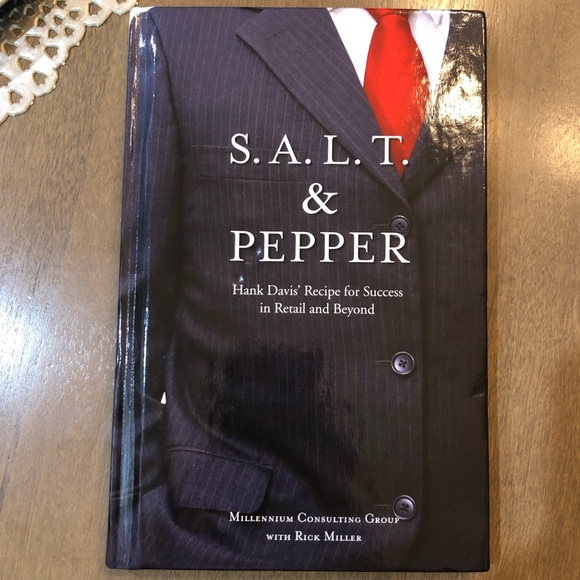 SALT & Pepper Hank Davis’ Recipe for Success in Retail and Beyond Hardcover Book - Picture 1 of 5